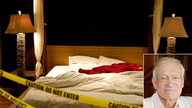Image for article titled Officials Investigating Hugh Hefner’s Death Suspect Foreplay