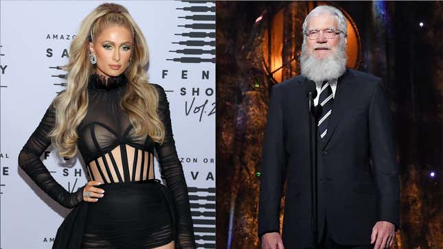 Image for article titled Paris Hilton Says David Letterman Was &#39;Purposely Trying To Humiliate&#39; Her in Invasive 2007 Interview