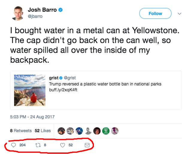Image for article titled The Ratio Is The Triple Crown Of Bad Tweets