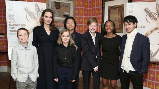 Image for article titled I Feel For Angelina Jolie and Brad Pitt&#39;s Many Children