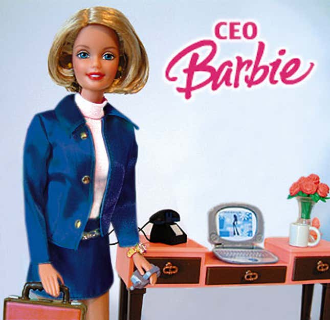 Mattel's controversial CEO Barbie.