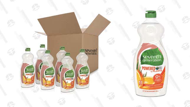 Seventh Generation Dish Liquid Soap, Clementine Zest 6-Pack | $15 | Amazon