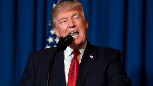 Image for article titled Trump Confident U.S. Military Strike On Syria Wiped Out Russian Scandal