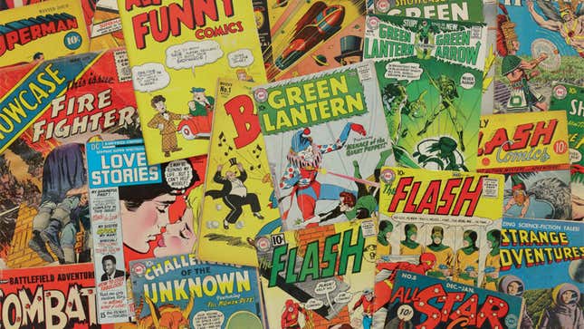 Just a sample of the 40,000-strong DC Comics collection that...could be yours? If you have crazy amounts of money?