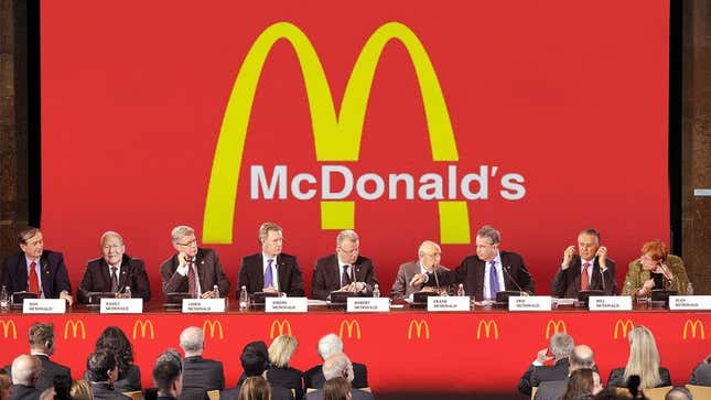 Family sources say every worker ever employed by the company has been a McDonald blood relative.