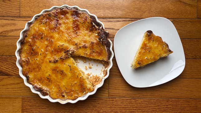 Pineapple Cashew Brûlée Pie