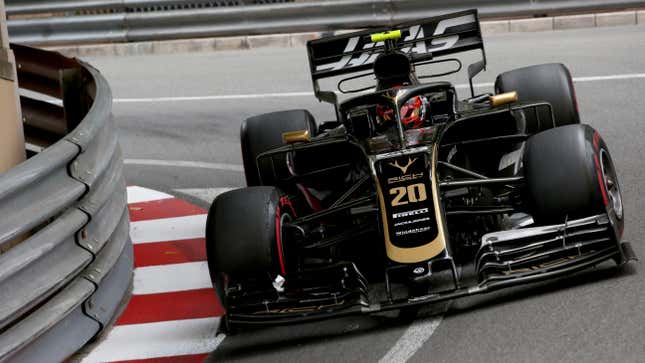 Haas driver Kevin Magnussen at the Monaco Grand Prix. 