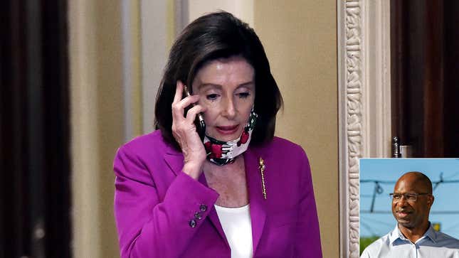 Image for article titled Nancy Pelosi Calls Jamaal Bowman To Scold Him For Winning Primary