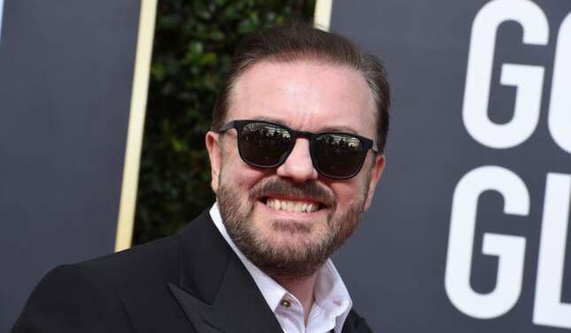 Imagen para el artículo titulado “Al Pacino, De Niro, Baby Yoda… ah no, es Joe Pesci”: el monólogo completo de Ricky Gervais en los Globos de Oro 2020