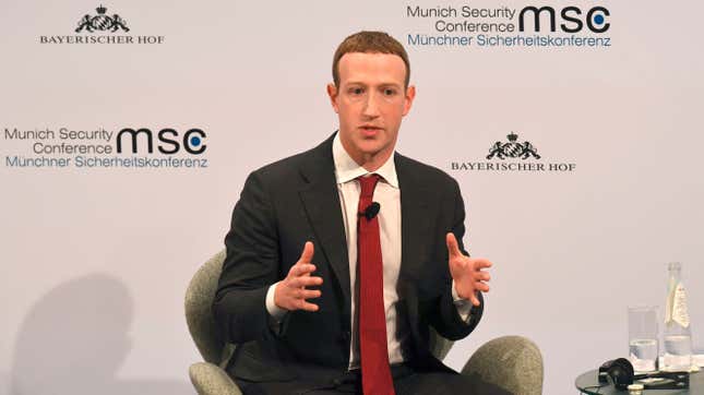 Image for article titled Zuckerberg: It Is Now More Convenient for Me to Be the Arbiter of Truth