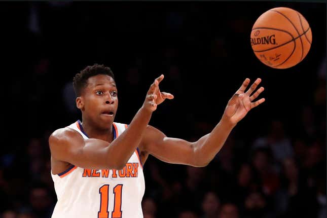 Image for article titled The Brain-Poisoned Knicks Fan&#39;s Case For Frank Ntilikina