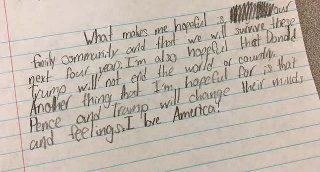 Photo via Liz Kleinrock, a 4th grade teacher from Los Angeles, CA.