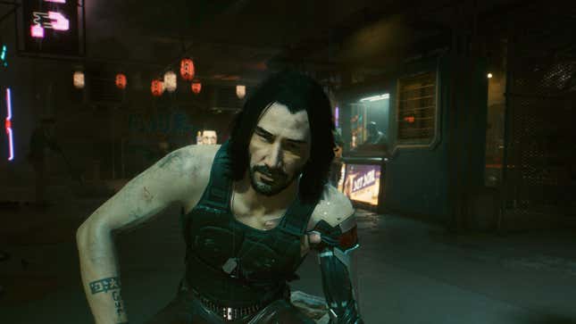 Image for article titled Imaginary Keanu or no, Cyberpunk 2077 is a failure of character