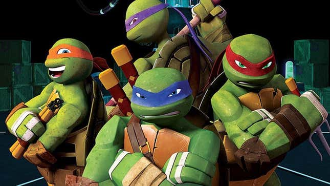 An image from a previous animated Ninja Turtles movie.