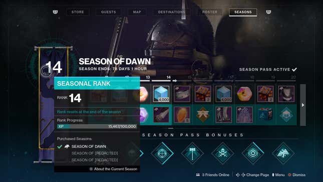 Image for article titled This Year's Dawning Event Is A Huge Gift To Players Grinding Destiny 2's Season Pass