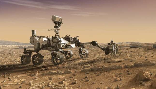 Imagen para el artículo titulado El rover Perserverance de la NASA aterriza con éxito en Marte
