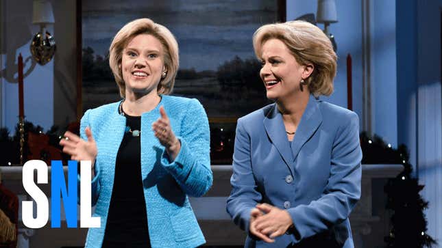 Tina Fey and Amy Poehler Return to <i>SNL</i>, Parody Girl Squads, Hillary Clinton's Likeability and Sarah Palin