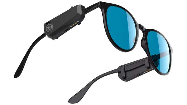 Image for article titled These $50 Clip-On Speakers Let You Turn Any Pair of Glasses Into Earbuds