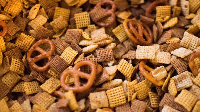 Image for article titled Last Call: Thinking way too hard about Chex Mix