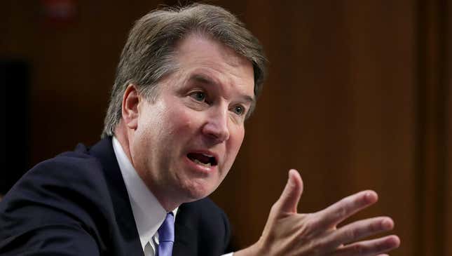 Image for article titled Kavanaugh Claims He Never Committed Sexual Assault As It Will Be Defined After Future Supreme Court Case