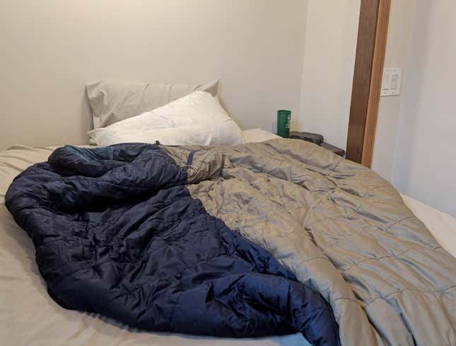 Image for article titled Boyfriend’s Comforter An Unzipped Sleeping Bag