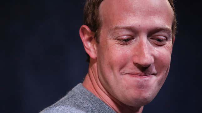 Image for article titled Opportunism, Thy Name Is Zuckerberg