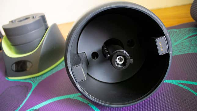 The KettlebellConnect is essentially a shell, so unfortunately it is the same big size regardless of what weight you use.