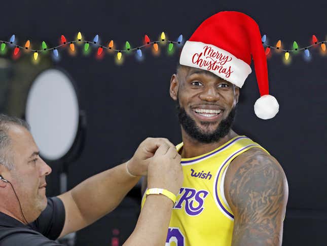 Much like Santa, LeBron James has delivered on Xmas day.
