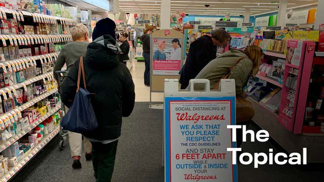 Image for article titled Walgreens Introduces New Dumbass-Only Shopping Hours For Dipshits Who Don’t Know How To Stay 6 Feet Away