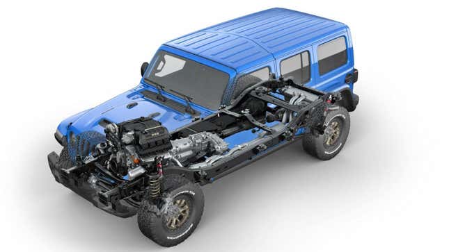 Image for article titled The 2021 Jeep Wrangler 392 Is A 470-HP V8 Off-Road Monster With A Huge Hood Scoop