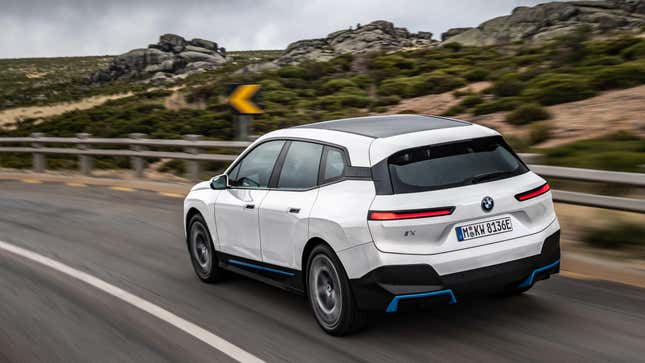 Image for article titled The BMW iX Is A Mean, New Bimmer BEV