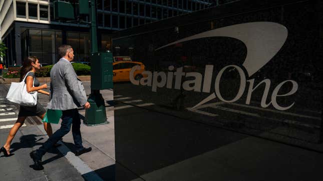 Image for article titled Capital One Really Dragged Its Ass on the Anti-Hack Stuff: Report