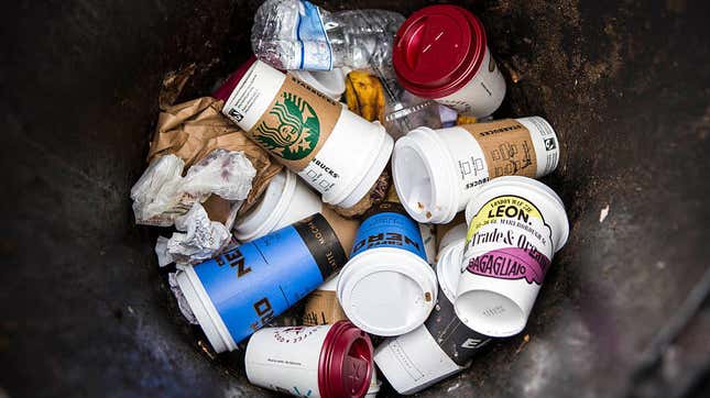 Image for article titled Starbucks tests new compostable coffee cup