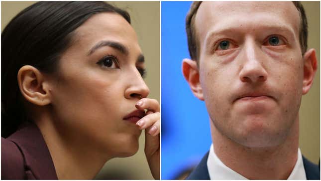 Rep Alexandria Ocasio Cortez Grills Mark Zuckerberg About Whether Facebook Will Allow Ads That Lie 0409