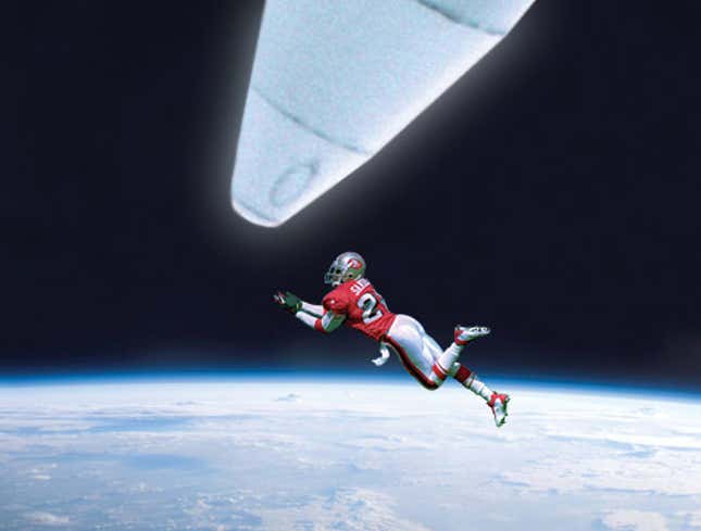 Image for article titled Incoming North Korean Missile Intercepted By Deion Sanders