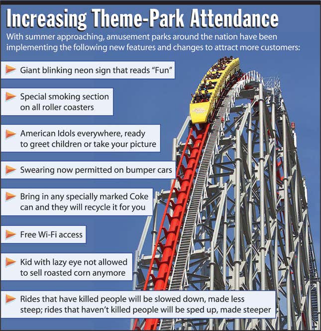 Image for article titled Increasing Theme-Park Attendance