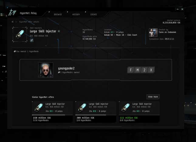 Image for article titled EVE Online's Raffle System Adds Some Drama To The Game's Economy