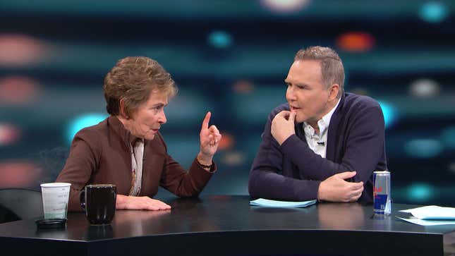 Judge Judy (left), Norm Macdonald