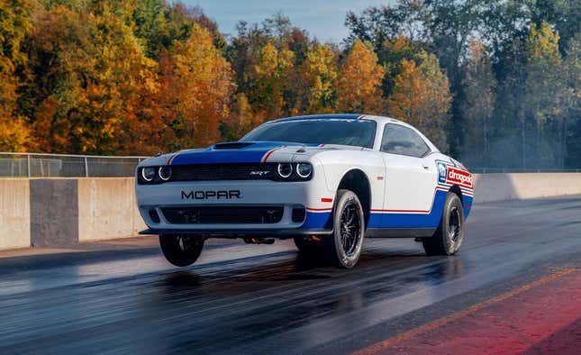 Image for article titled The 2020 Dodge Challenger Drag Pak Will Allow 50 People To Run 7s