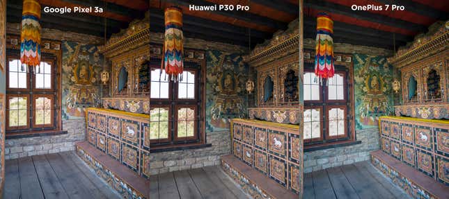 Imagen para el artículo titulado Hemos puesto a un inútil a sacar fotos con el Huawei P30 Pro, el OnePlus 7 Pro y el Pixel 3a. Este es el resultado