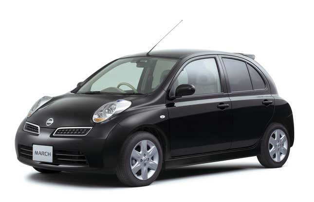 nissan micra 2008 black