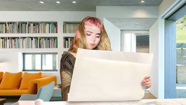 Image for article titled Horrified Grimes Stumbles Upon Boyfriend’s $18 Billion Plan For All-New, Reinvented Grimes
