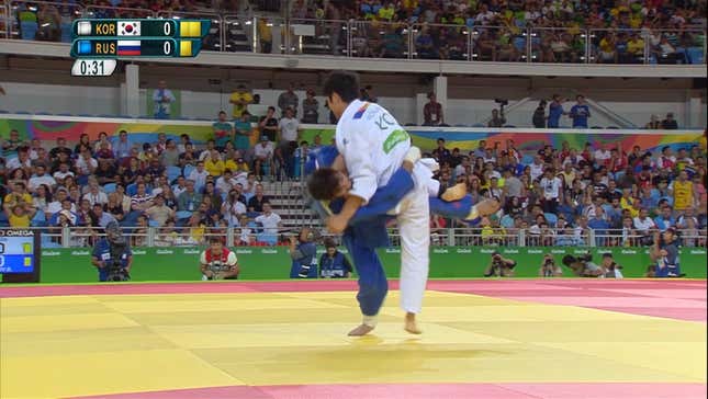Yesterday's Best Judo Ippons, As Called By "J.R." Jim Ross