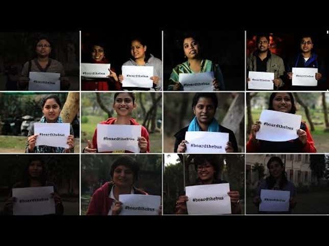 'Board the Bus' Seeks to Empower Women to Take Back Public Spaces