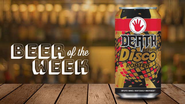 Image for article titled Beer Of The Week: Left Hand Brewing&#39;s Death Before Disco is a porter worth drinking year-round