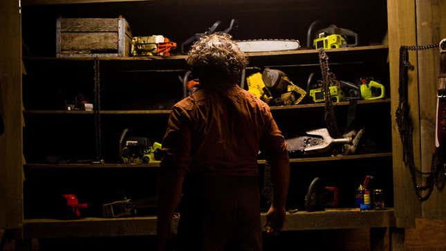 Leatherface, seen here in Texas Chainsaw 3D, will be picking up that chainsaw yet again.
