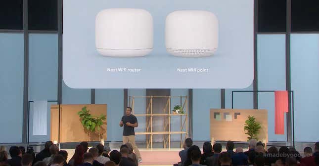 Image for article titled New Google Nest Wifi Brings Mesh Nodes That Double As Smart Speakers