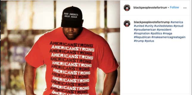 A sample of the content posted by one of the fake pages.