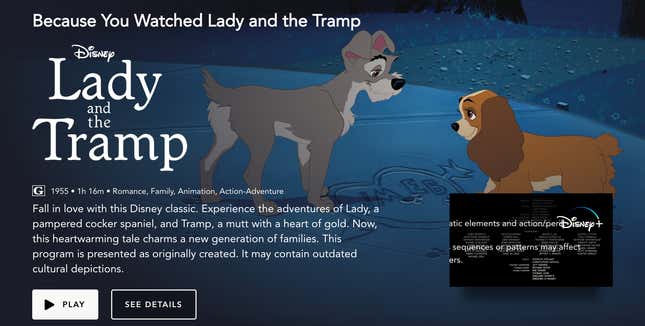 Image for article titled Disney+ Is Embarrassing