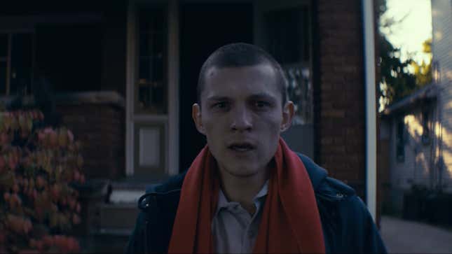 Image for article titled Tom Holland slips into addiction in the sweeping trailer for the Russo Brothers&#39; Cherry